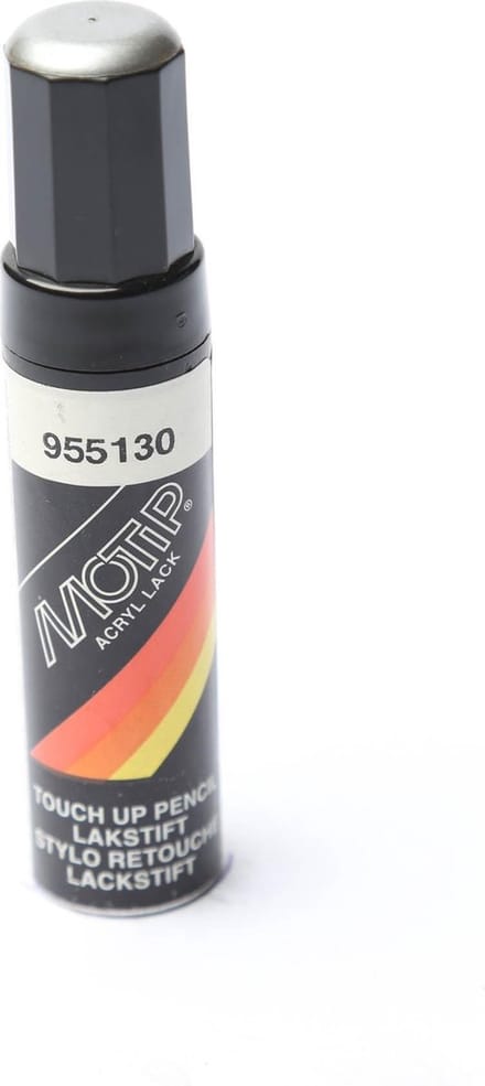 Motip 955130 - Auto lakstift - Zilver Metallic - 12 ml