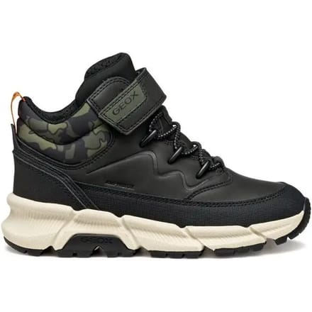 GEOX FLEXYPER PLUS ABX JONGENS - ZWART/MILITAIR GROEN