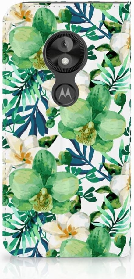 Motorola Moto E5 Play Smart Cover Orchidee Groen