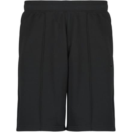 Sweatshorts met elastische band en labelstitching