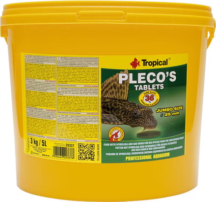 Tropical Pleco Tablets 5Liter / 3kg - Aquarium visvoer - Pleco tabletten