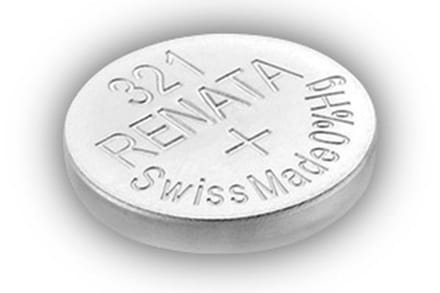 Renata 321- SR616SW zilveroxide knoopcel horloge batterij 2(twee) stuks