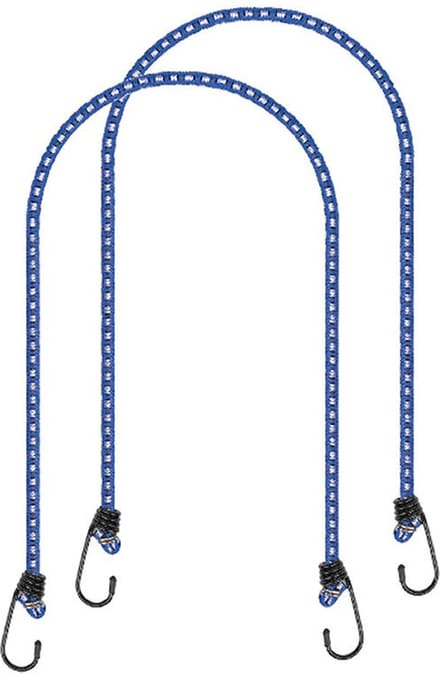 ProPlus Bagagespin - 6x stuks - met haken - 150 cm - snelbinders - elastisch - voor fiets/motor/aanhanger