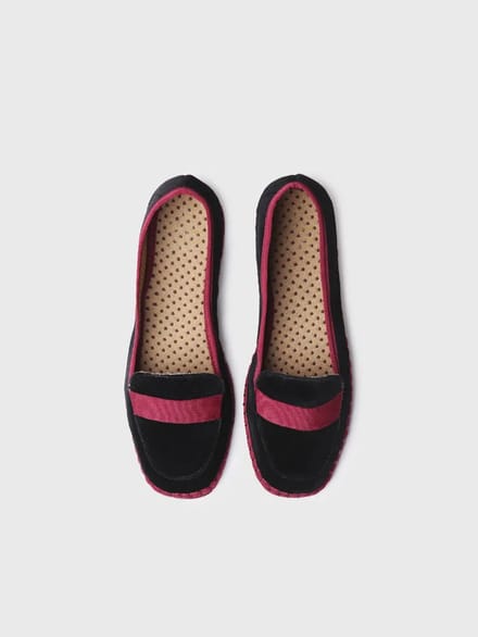 Fluwelen loafers voor dames | CELINE