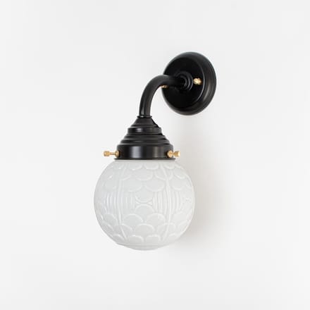 Buitenlamp - Wandlamp Arcade Curve Zwart - Art Deco Trade