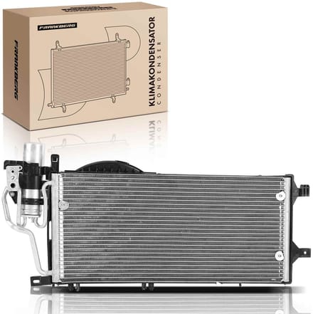 Frankberg 1x Condensator Airco voor Opel Combo Corsa C Tigra 1.3L 1.7L
