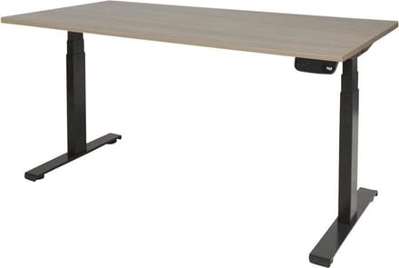 Zit Sta Bureau - T-poot Elek 180x90 robson -zwart frame