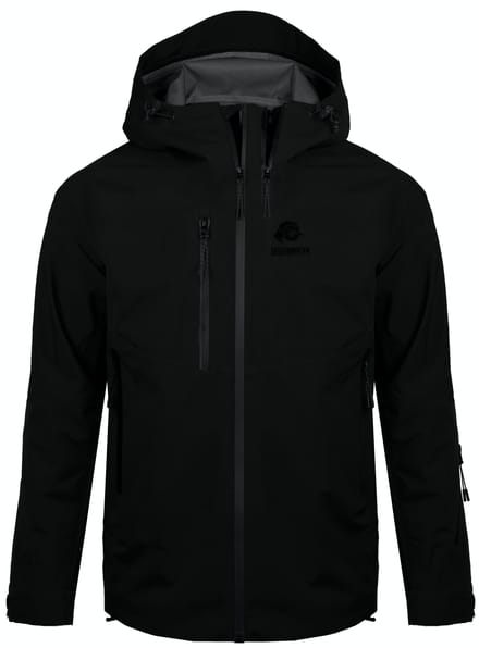 Heren 3-Laags Hardshell Wandeljack Zwart