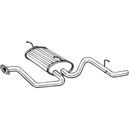 Geluiddemper achter BOSAL 281-385