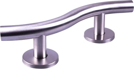 Gebogen RVS Wandbeugel met Geborstelde Afwerking voor Douche en Toilet