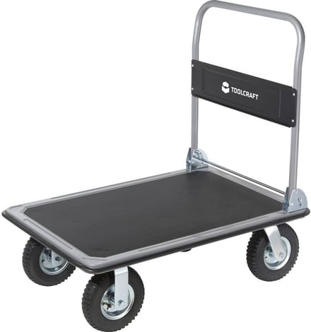 TOOLCRAFT TO-10245330 Plateauwagen Inklapbaar Staal Laadvermogen (max.): 300 kg