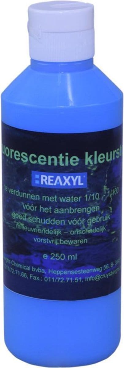 Reaxyl Fluorescentie kleurstof voor lekdetectie 250 ml, blauw