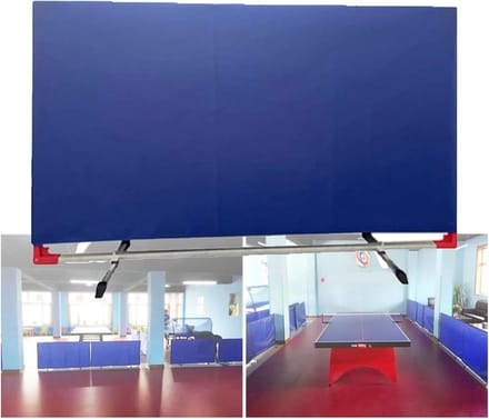 Ping Pong Hof Divider - Sportveld Afscheiding - Ruimte Verdelen - Opvouwbaar en Draagbaar - Flexibele Panelen - Grijs