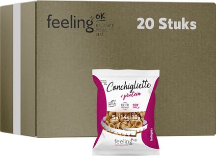 Feeling OK | Conchigliette + Protein | 20 stuks | 20 x 50g