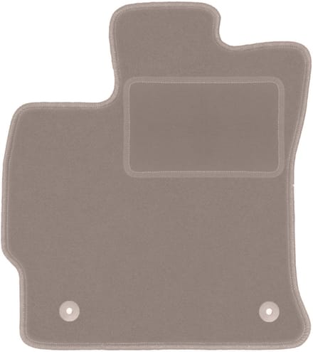 Beige bestuurdersmat voor: Toyota Prius III Plus 7 persoons (2011-)