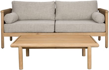 Dutchbone Oasis Tuin Bank En Salontafel Set - Beige