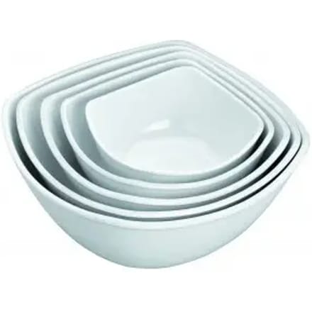Vierkante melamine kom Lacor