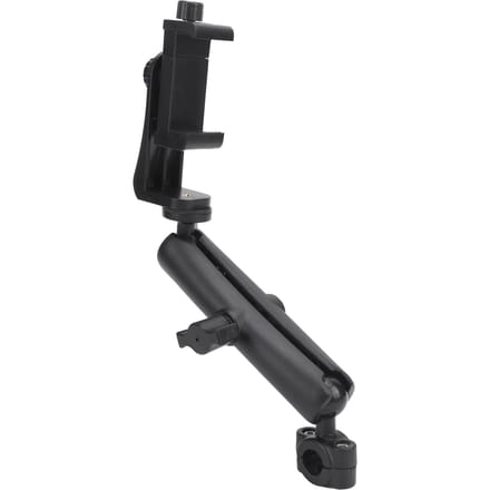 Metalen Motorfiets Camera Houder Stuur Achteruitkijkspiegel Bevestiging voor Actiecamera black