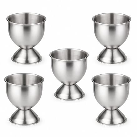My Green Deal - RVS Eierdopjes Set – 5 stuks
