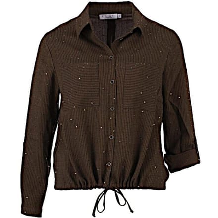 Enjoy blouse 882332 - Donkerbruin