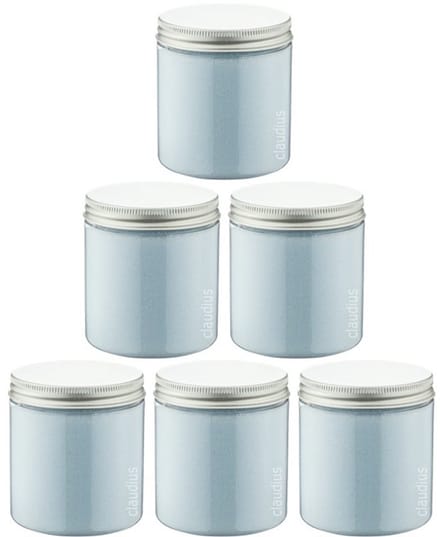 Scrubzout Opium 300 gram - Pot met aluminium deksel - set van 6 stuks - Hydraterende Lichaamsscrub