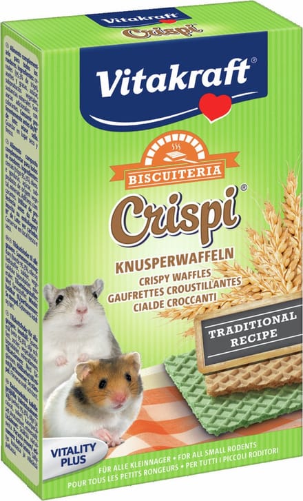 Vitakraft Hamsterwafels Crispi's - 3 à 15 gr - Hamstersnack