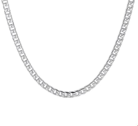 Zilveren Collier gourmet 4 1021145 50 cm