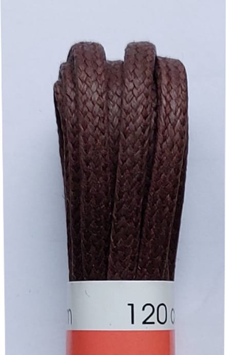 Ronilux Veter - Middel Bruin - Dik Rond - Wax - Lengte 120 cm - Dikte 4 mm - Schoenveter