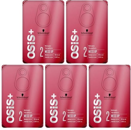 10x Schwarzkopf Osis Mess Up Paste 100ml