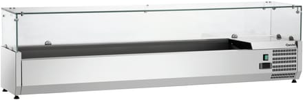 Bartscher Opzetkoelvitrine GL4-1801 - 8x1/4 GN - 0°C tot 10°C - 1800x335x459mm