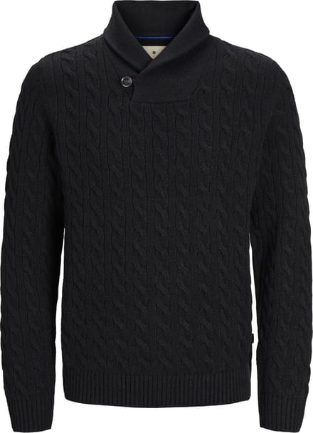 JACK&JONES - JPRBLUCRASH KNIT SHAWL NECK - Heren - Gebreide truien