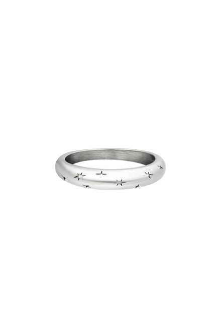 Ring Starry Sky Silver Stainless Steel-Moederdag cadeautje - cadeau voor haar - mama -yehwang- 17