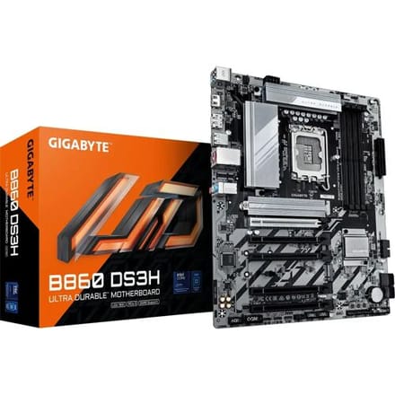 GIGABYTE B860 DS3H Moederbord - Intel B860 - Intel LGA1851 - DDR5 RAM - ATX