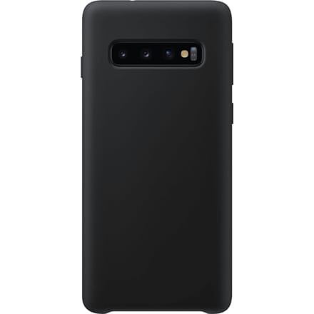 Samsung Galaxy S10 Plus Siliconen Back Cover - Zwart
