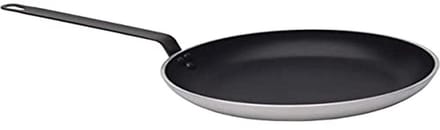 Zwarte Aluminium Koekenpan 32 cm met Teflon Antiaanbaklaag - Duurzaam en Efficiënt