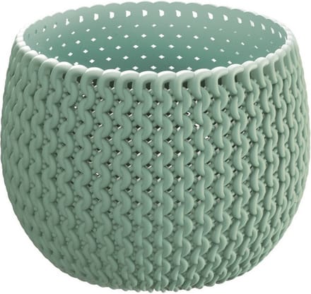 Prosperplast Bloempot Splofy - mintgroen - 1400 ml - D18 cm - Tuin - Buiten - Binnen - kunststof