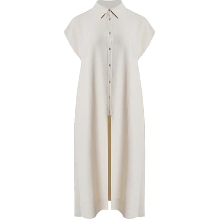 Lange crêpe jurk voor dames Mat Fashion