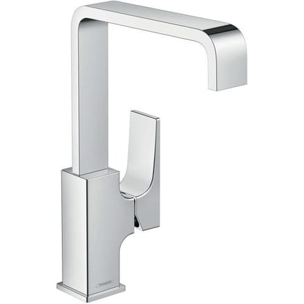 Hansgrohe Metropol single lever basin mixer 230 with lever handle and push-open waste 32511000