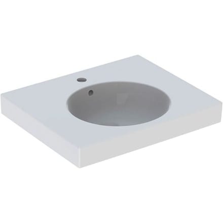 Geberit Preciosa II washbasin 60 x 50 cm with tap hole and overflow 123260000