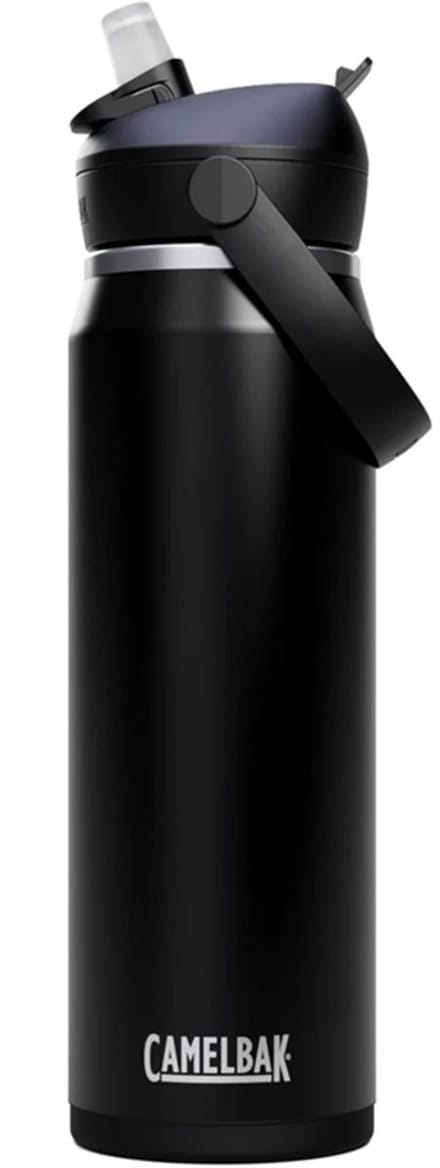 CamelBak Thrive Flip Straw Drinkfles - 750 ml - RVS - Met Rietje - Isolatie Waterfles - Zwart