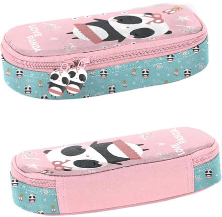 Panda Etui, Love - 23 x 10 x 5 cm - Polyester