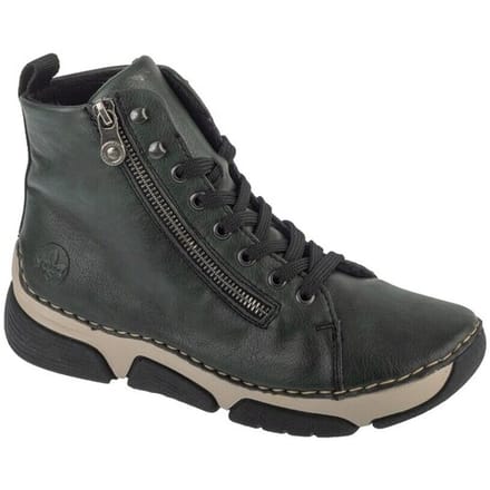 Rieker Booties, Vrouwen, Groen, Laarsjes, maat: 37