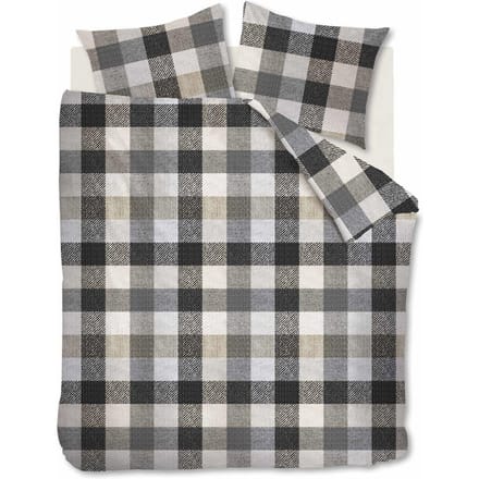 Beddinghouse Beckett dekbedovertrek - Tweepersoons - 200x200/220 - Grijs