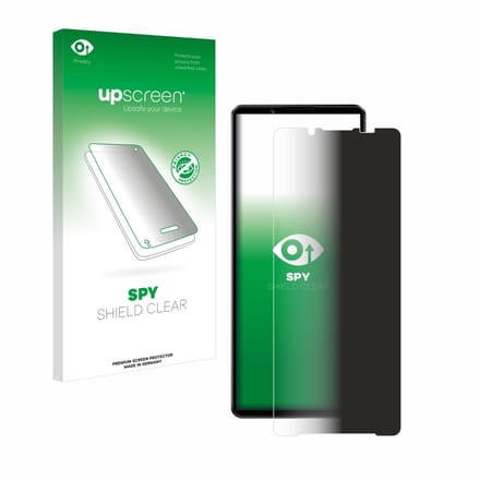 upscreen - privacy screenprotector voor Sony Xperia 1 IV - Folie Beschermfolie Blauwlichtfilter