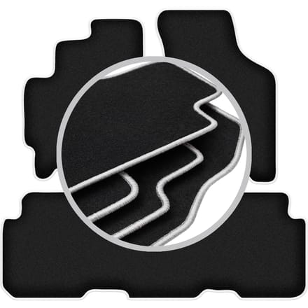 CARLUX-SILVER automatten voor: Kia Carens I minivan (1999-2006)