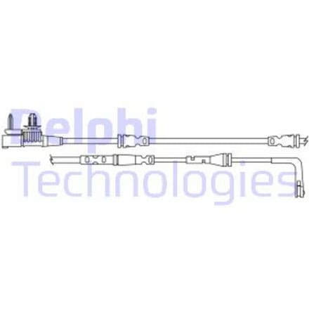 Waarschuwingscontact, remblokslijtage DELPHI LZ0313