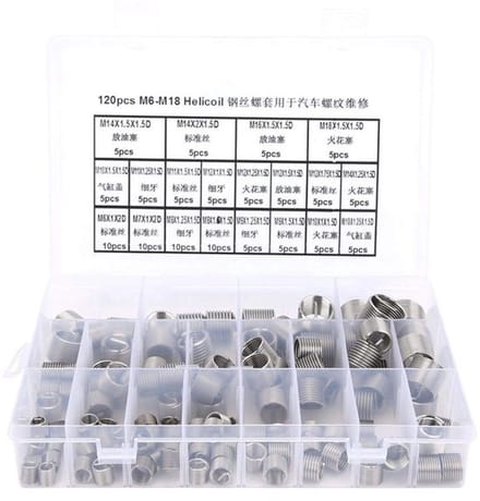 OmGoods - Dailygoody - Schroefdraad reparatie inzetstukken - 120