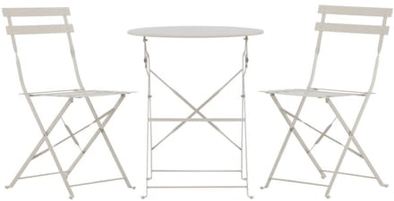 Svea - Serkan inklapbare bistro set - beige
