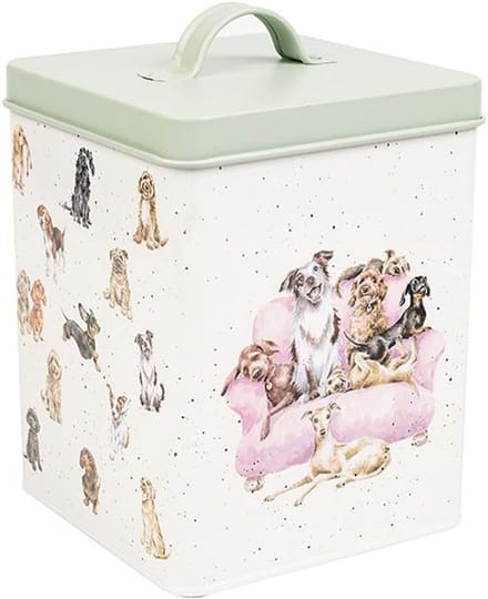 Luxe Hondensnoepjesblik met Prachtige Hondenillustraties