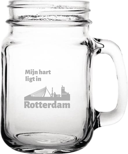 Gegraveerde Drinkglas 45cl Rotterdam
